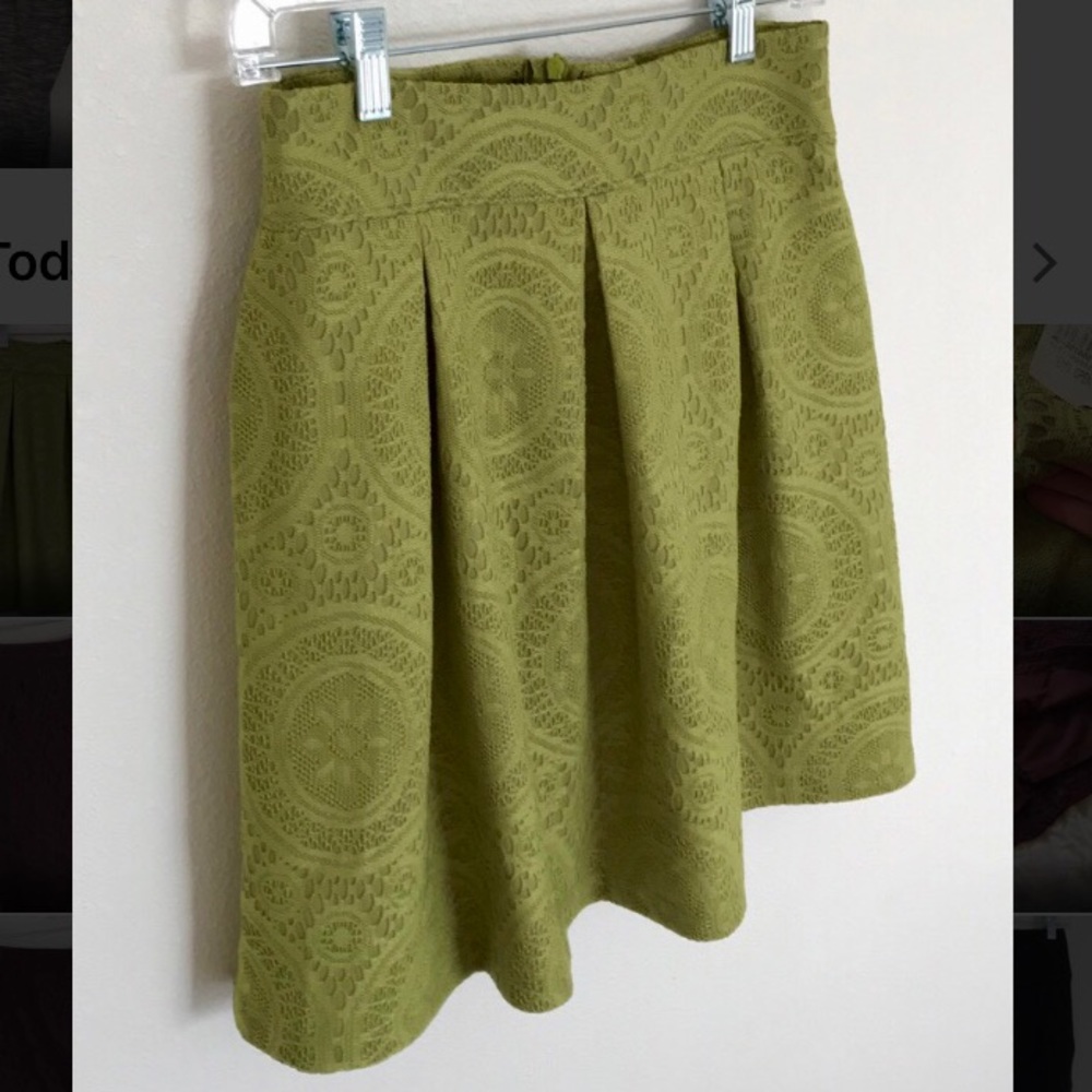 NWT Tacera Lace Pleated Skirt from Anthro